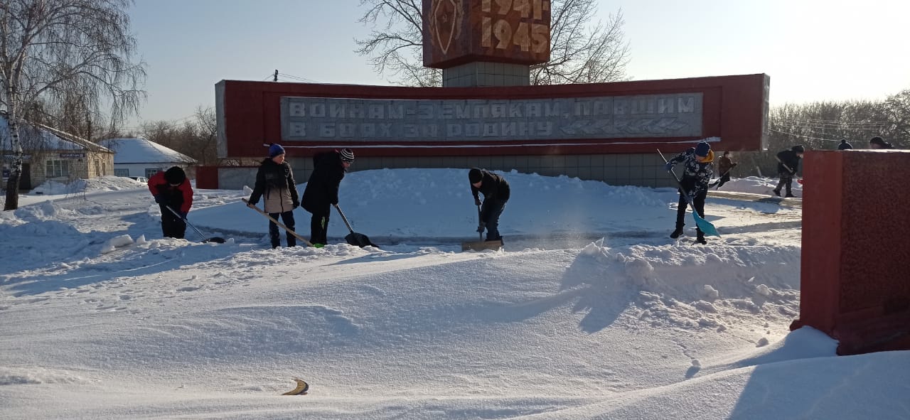 Снежный десант.