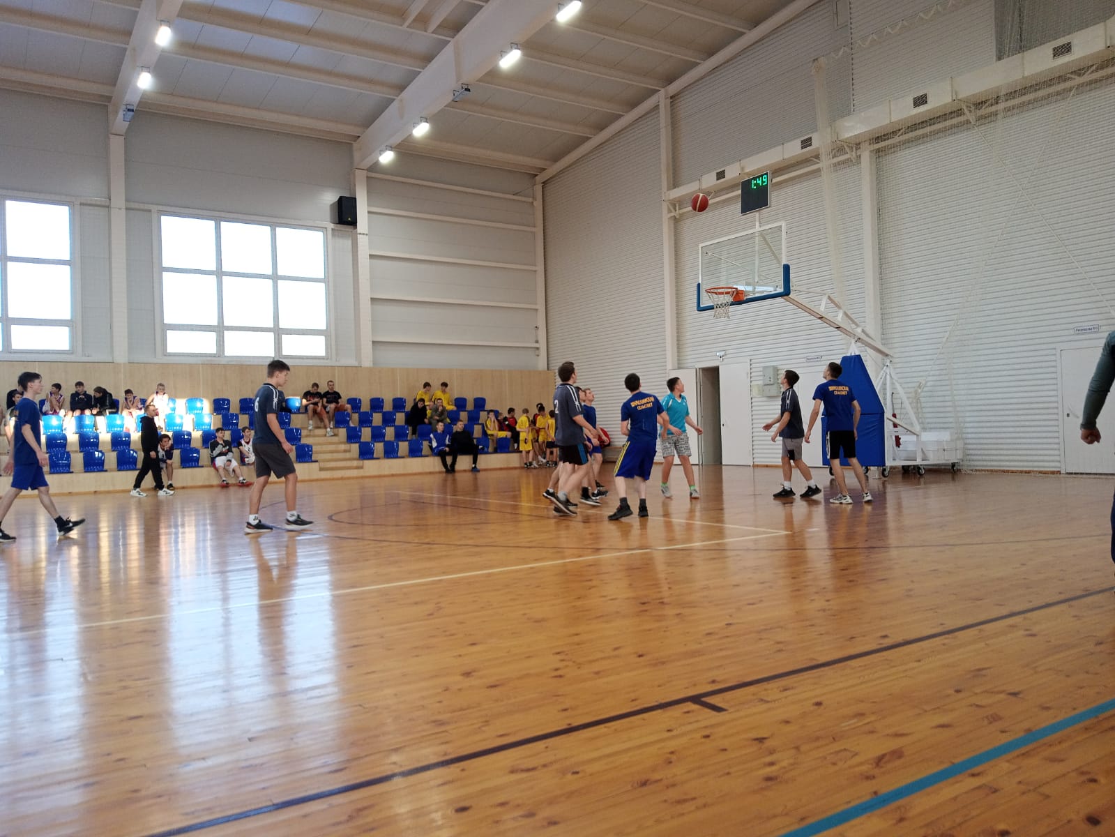 Районные соревнования в зачет 57 -спартакиады школьников по баскетболу ( старшая группа).